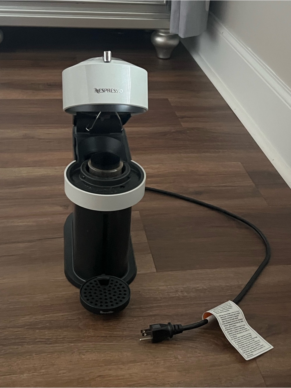 Nespresso Compact Espresso Maker - White & Black